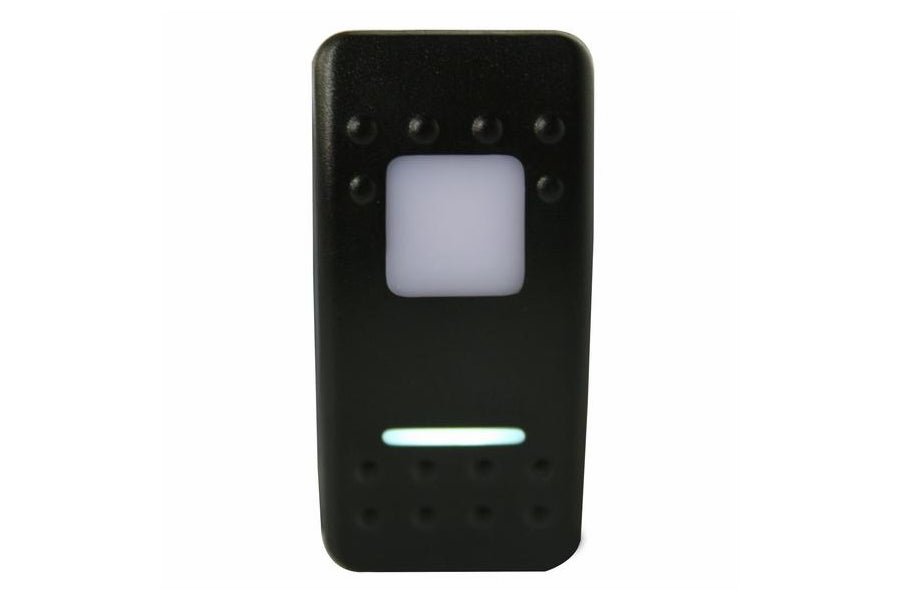 Bulldog Winch LED Rocker Switch - White | On/Off Control for Off-Road Vehicles & Marine Boats | Perfect for Jeep, Truck, ATV & Boat Lighting Systems
