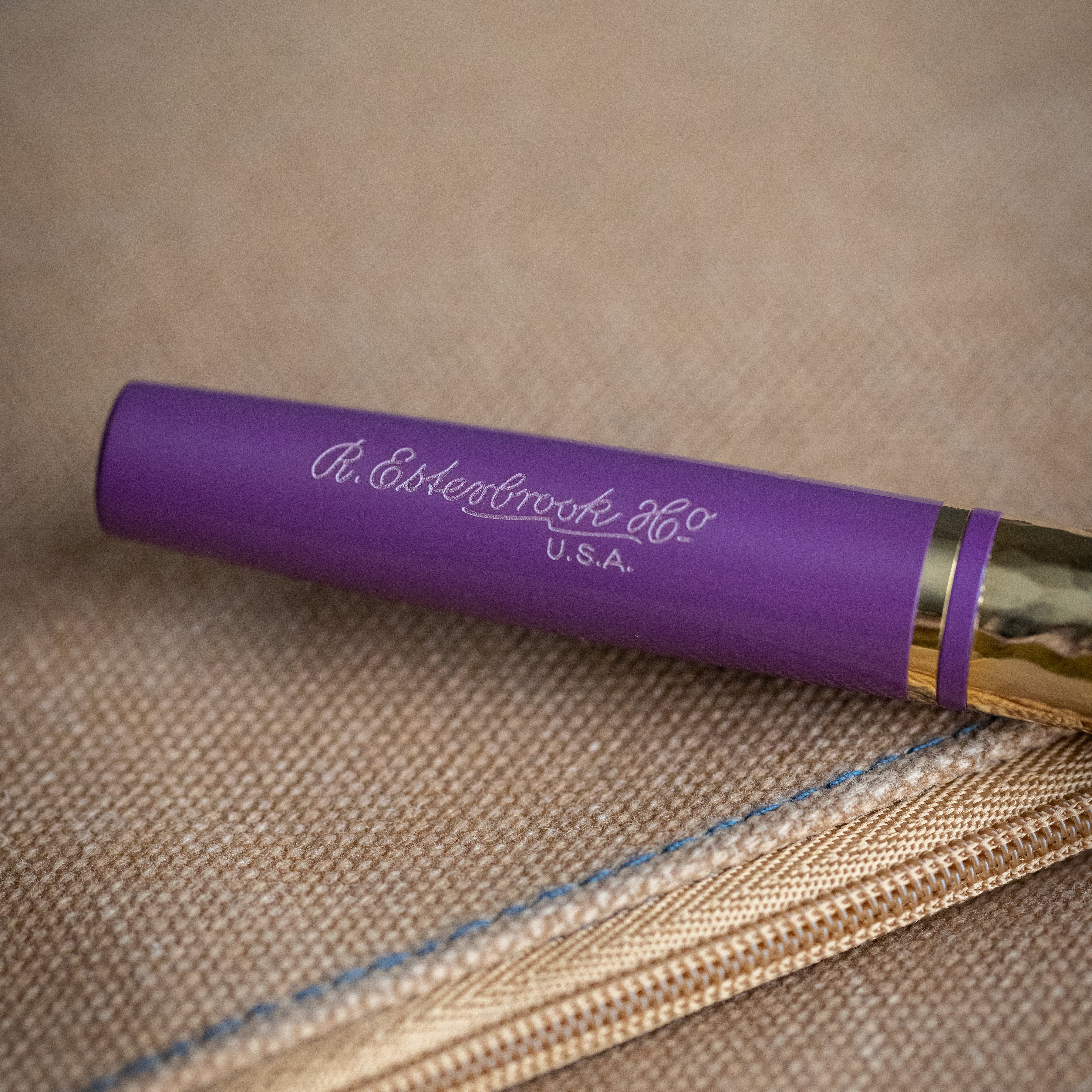 Esterbrook Model J Fountain Pen - Blackberry Ebonite with Gold Trim | Vintage Writing Instrument for Calligraphy, Journaling & Collectors