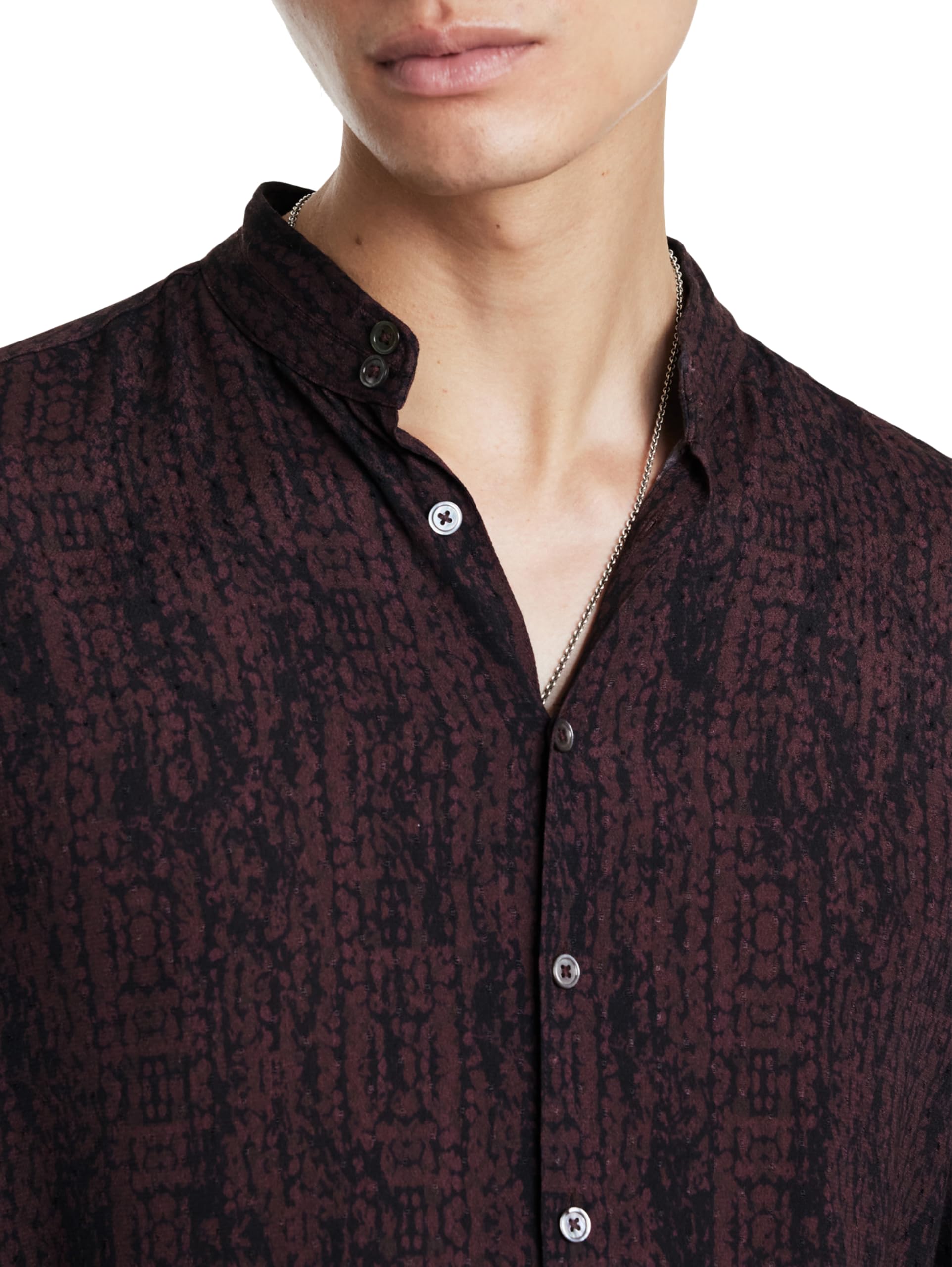 John Varvatos Men's Dora Button-Down Shirt - Premium Cotton Dress Shirt for Business Casual & Formal Wear
