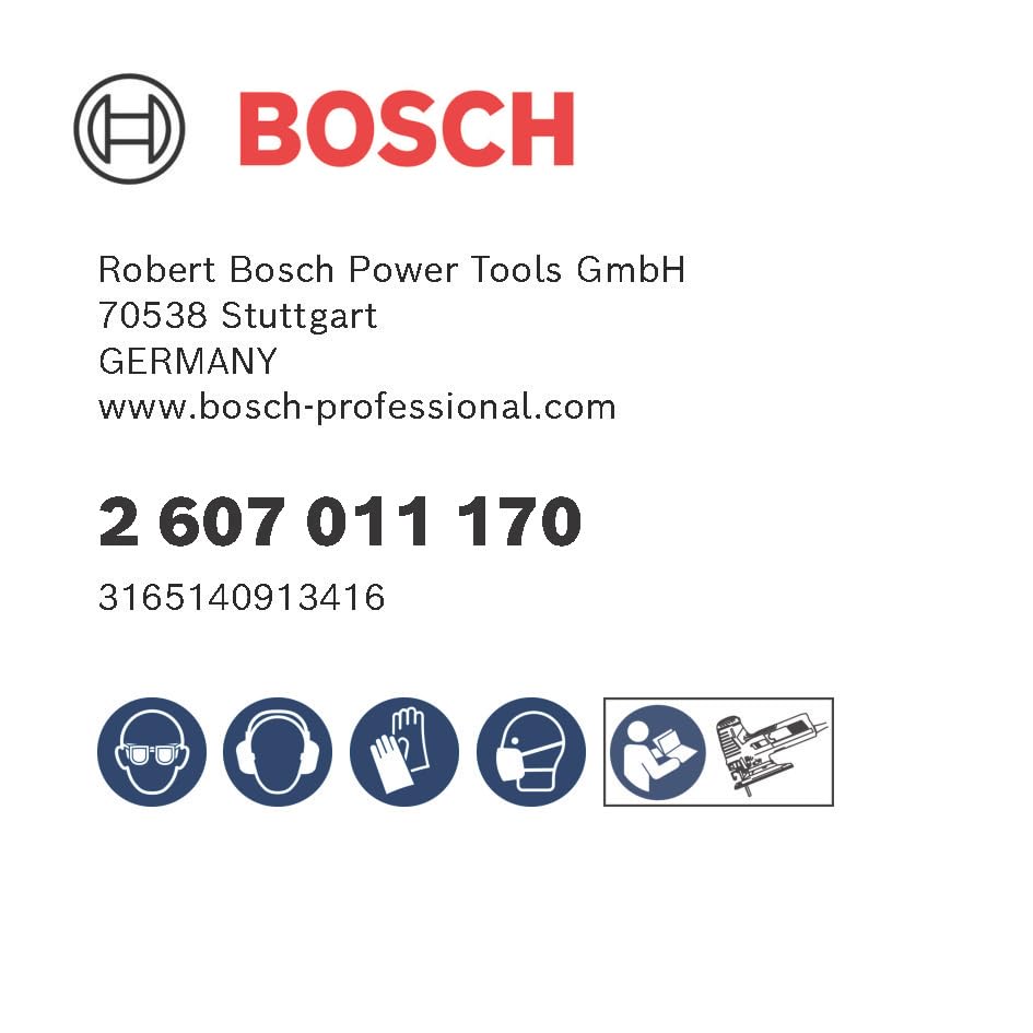 Bosch 10-Piece Jigsaw Blades Set for Wood & Metal - T-Shank