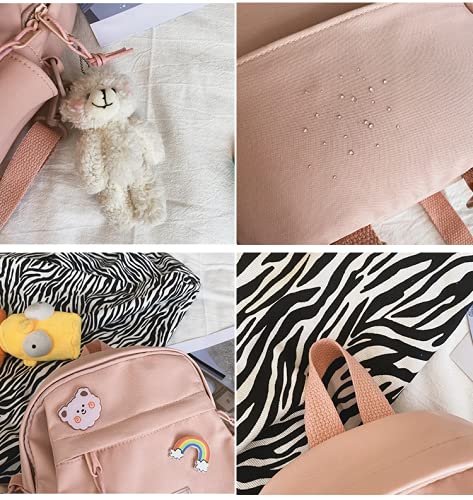 GGOOB Cute Mini Backpack for Teens - Kawaii Small Backpack with Accessories | Stylish Aesthetic School Bag for Girls, Travel & Daily Use