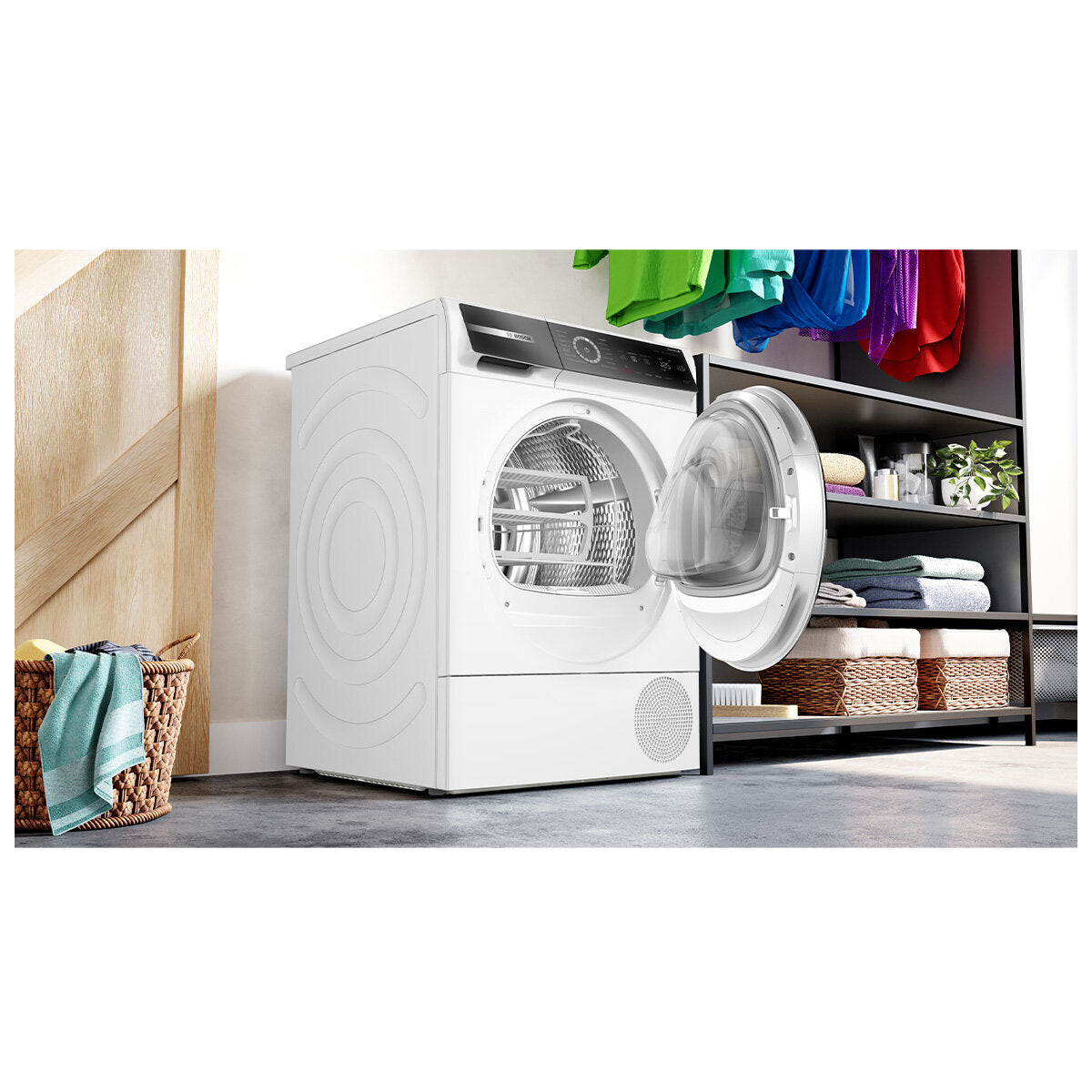 Bosch Series 8 8kg Heat Pump Dryer WQB235B8AU - Energy Efficient Laundry Solution for Home & Apartment Use