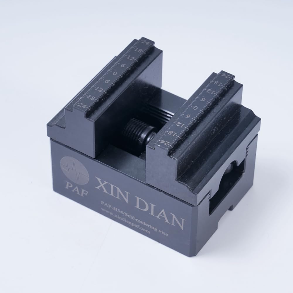 3 Inch (H54-8-55L) CNC Self Centering Vise - High Precision Milling Machine Vise for 3/4/5 Axis Machining | Universal Workholding Solution for Metalworking, Woodworking & CNC Milling Projects