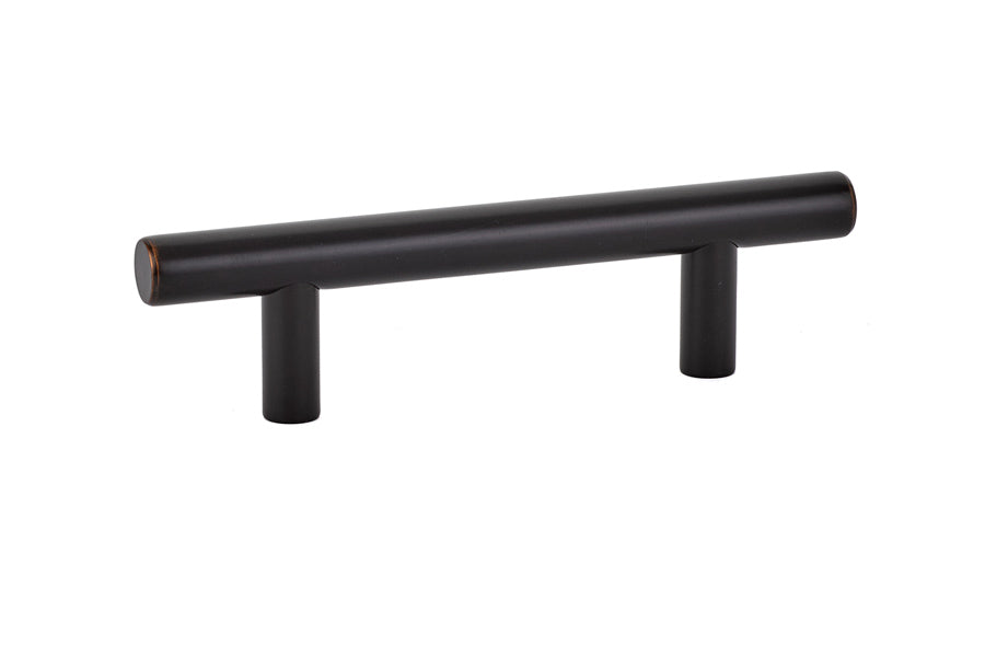 European Style Oil Rubbed Bronze T-Bar Cabinet Knobs and Pulls - Vintage Kitchen & Bathroom Hardware for Drawers and Cabinets