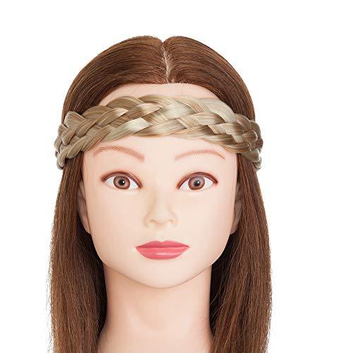 Elastic Stretch Plaited Braid Hairpiece - Natural Looking Hair Extension for Women - Perfect for Cosplay, Weddings & Daily Styling