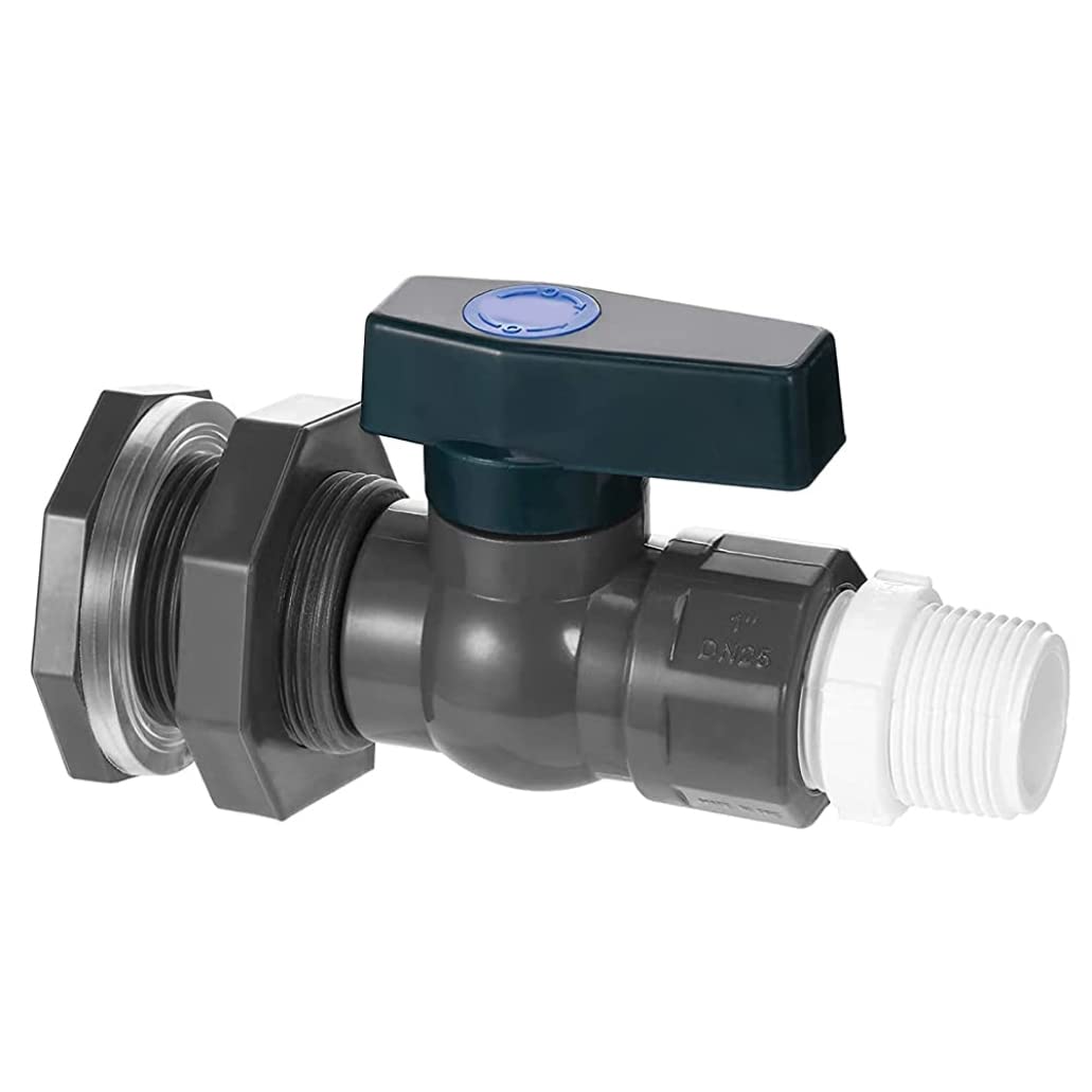 3/4 Inch Rain Barrel Faucet Kit with Bulkhead Fitting & Hose Adapter - Durable Garden Water Connector for Aquariums, Water Tanks, Pools | Perfect for Outdoor Irrigation, Hydroponics & Home Water Storage Systems