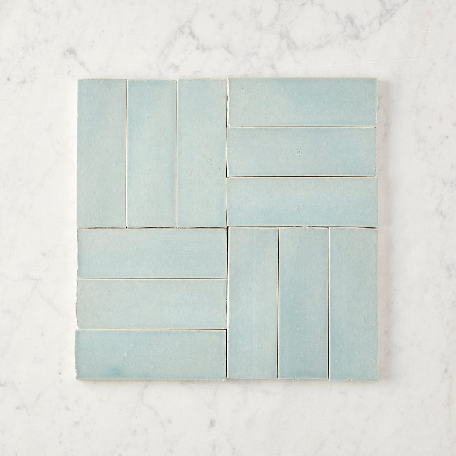 Premium Noosa Gloss Sky Blue Subway Tile - High-Quality Ceramic Wall & Backsplash Tile for Kitchen, Bathroom, Shower - Easy to Clean & Waterproof (10 Pack) - Perfect for Modern Home Renovation & DIY Projects