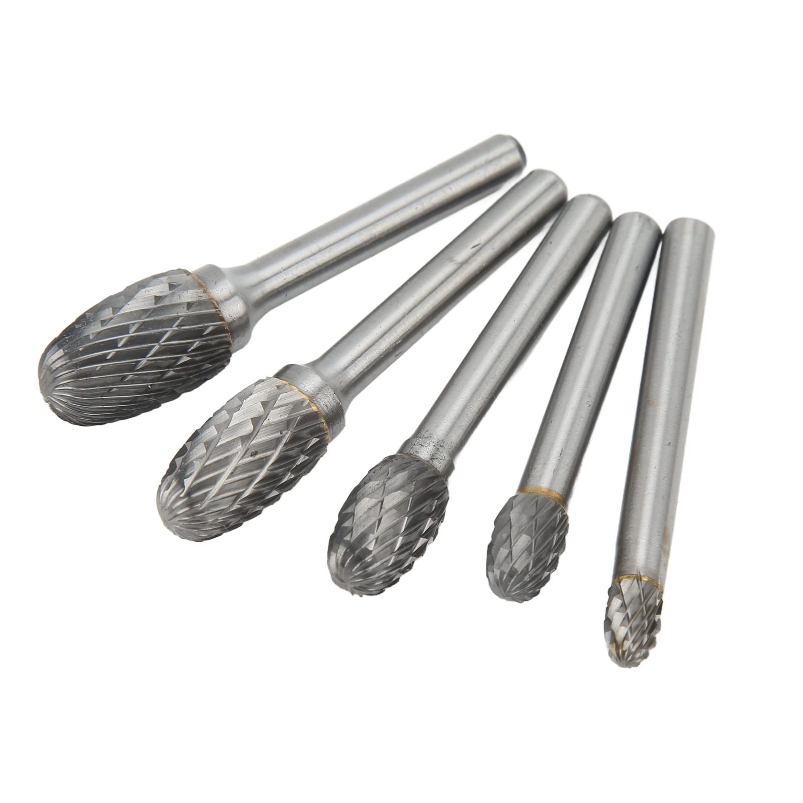 Double Cut Carbide Burr Set - High Hardness Die Grinder Bits for Metal Polishing & Ship Surface Finishing | Durable Wear-Resistant Rotary Tools for DIY, Woodworking & Industrial Applications