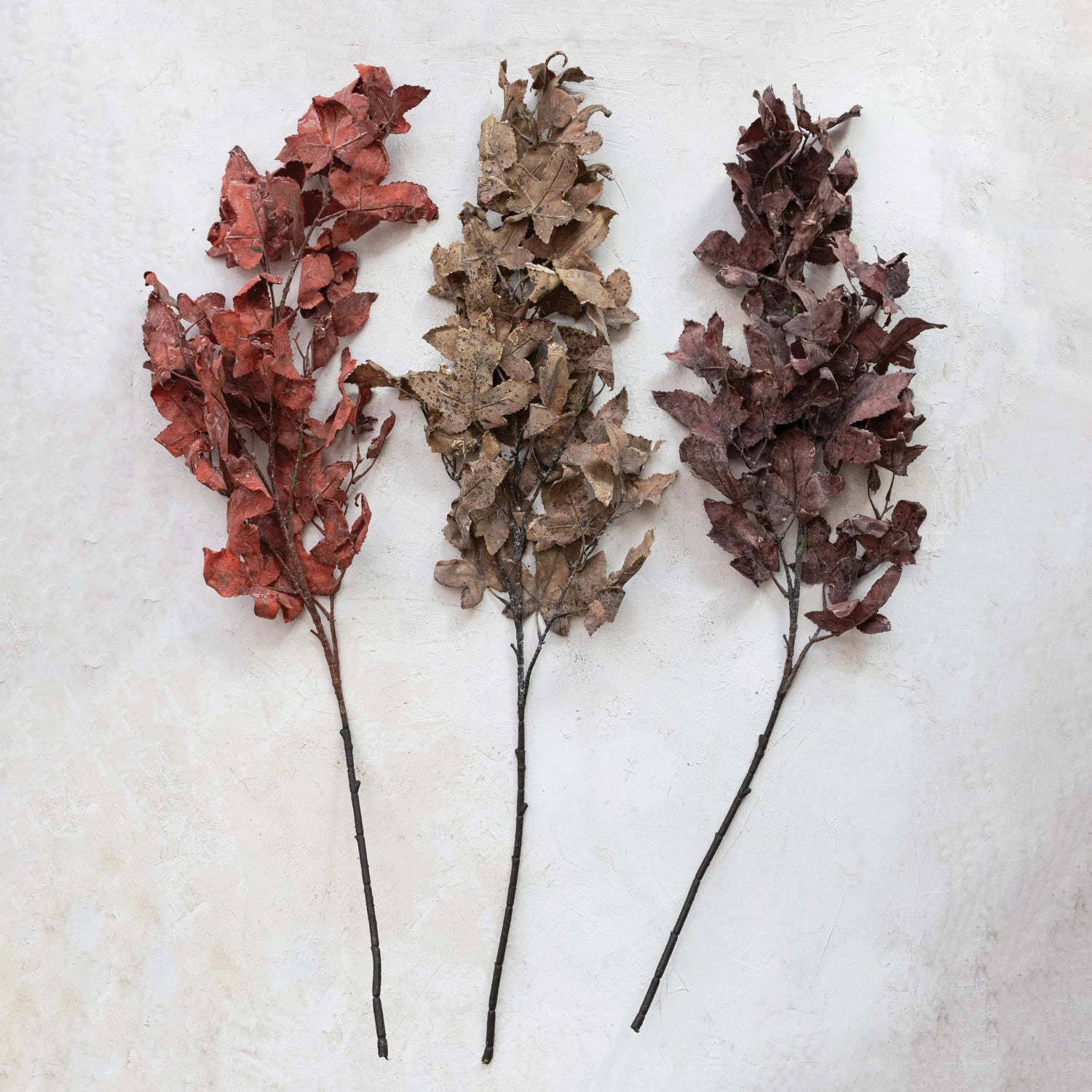 Artificial Maple Leaves Branch Set - 12 Pack Fall Foliage Decor for Home, Wedding, Party & Seasonal Displays - Realistic Autumn Decoration for Centerpieces, DIY Crafts and Photo Backdrops
