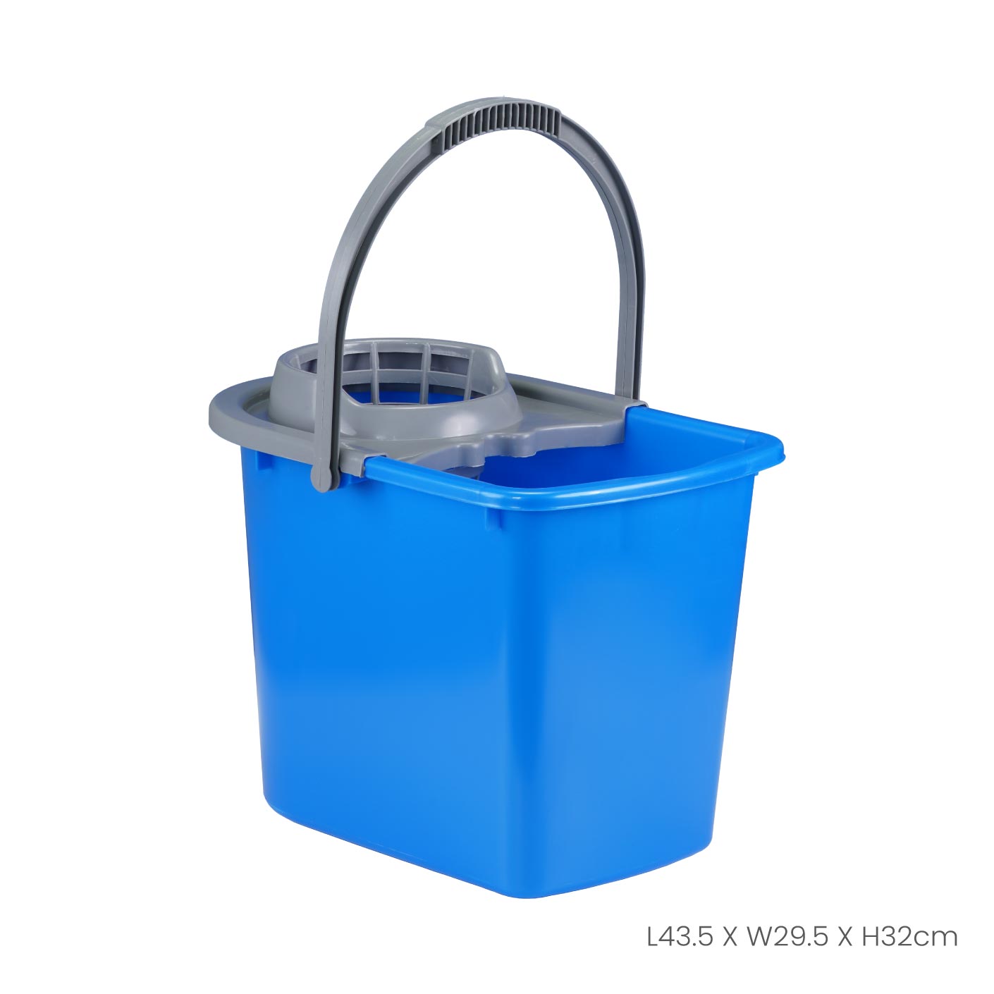 Moppy Pail with Wheels - Medium Size (7007) - Durable Rolling Trash Can for Home, Office, and Outdoor Use