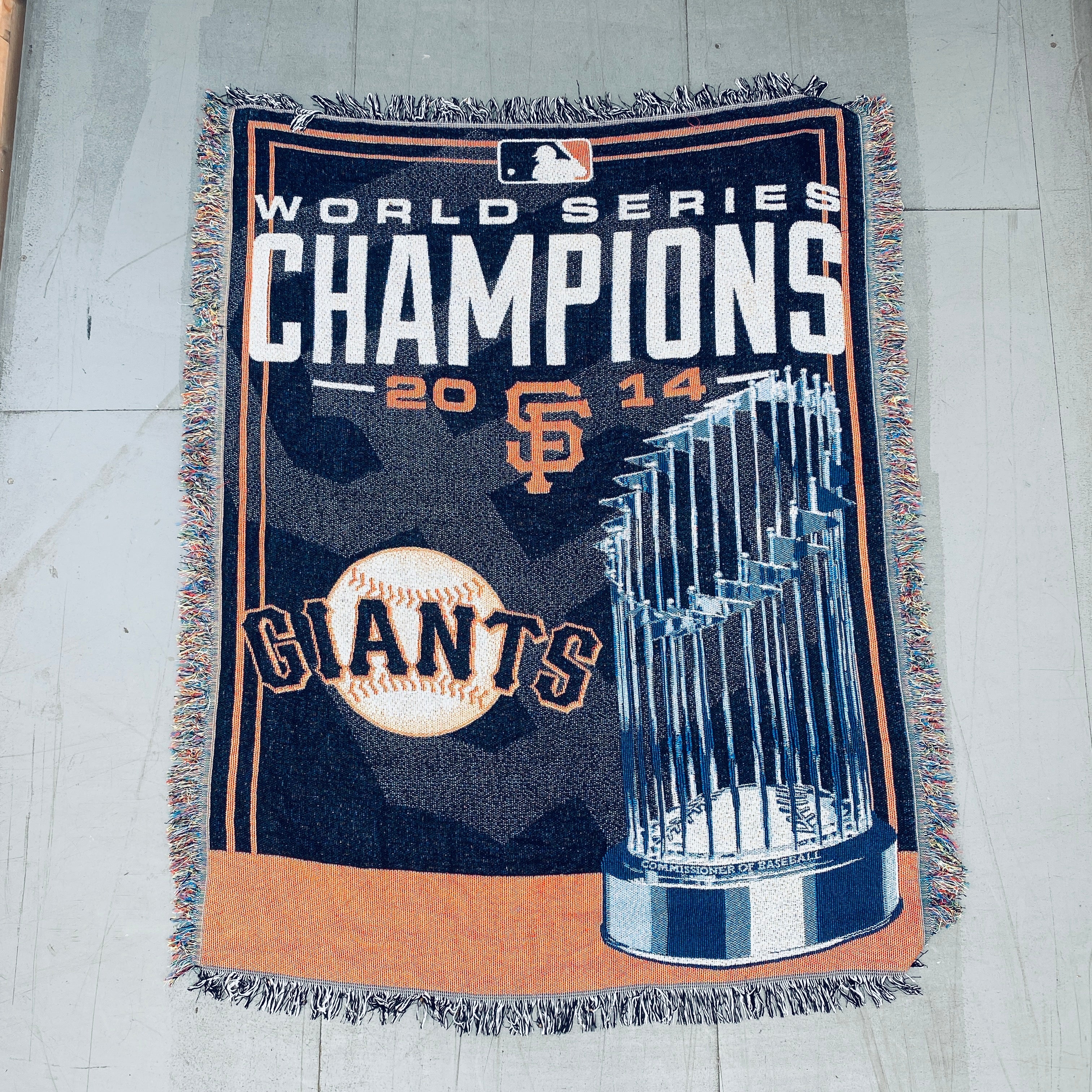 San Francisco Giants Triple Woven Rug - Officially Licensed MLB Team Rug, Durable Non-Slip Floor Mat for Living Room, Bedroom, and Fan Cave Decor