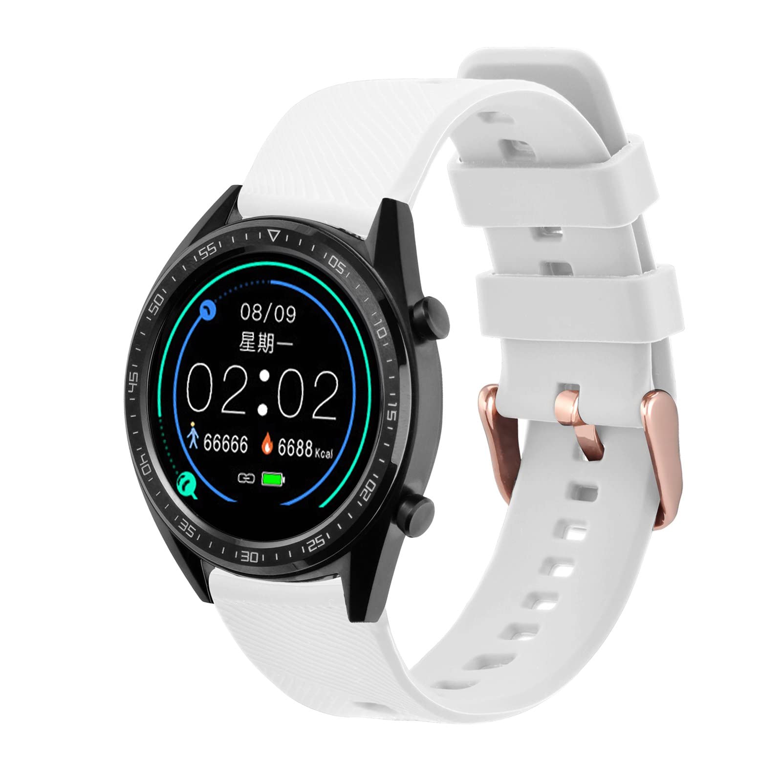 BISONSTRAP Quick Release Silicone Watch Band - 18mm 19mm 20mm 21mm 22mm Durable Waterproof Strap for Men & Women - Perfect for Sports, Fitness & Everyday Wear