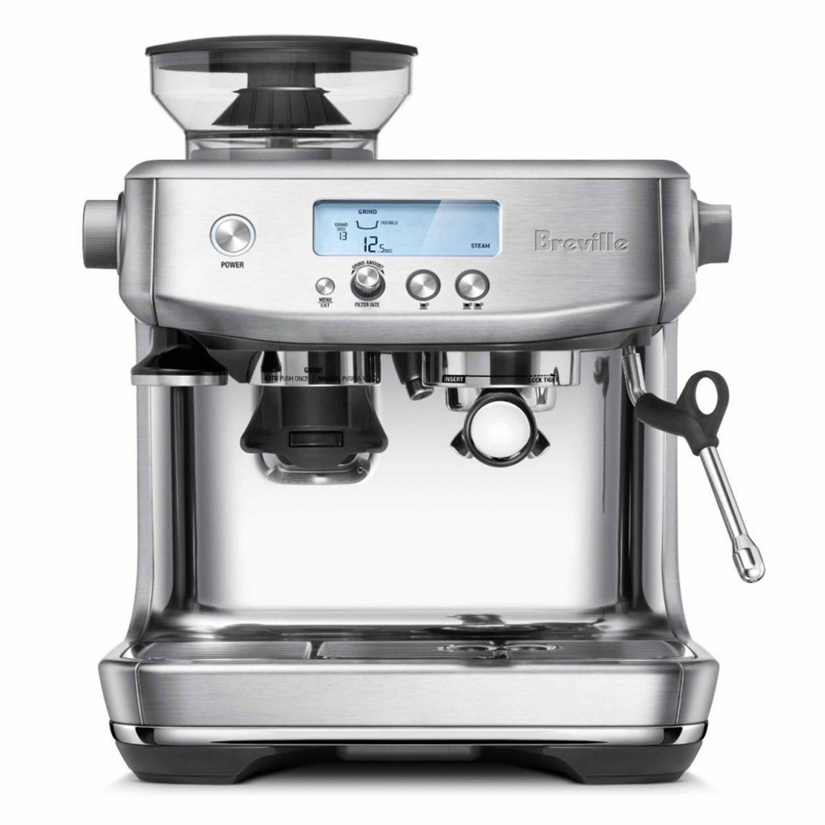 Breville Barista Pro Espresso Machine BES878BSS - Stainless Steel Coffee Maker for Home Baristas | Perfect for Latte, Cappuccino & Espresso Drinks | Compact Design for Kitchen Countertops