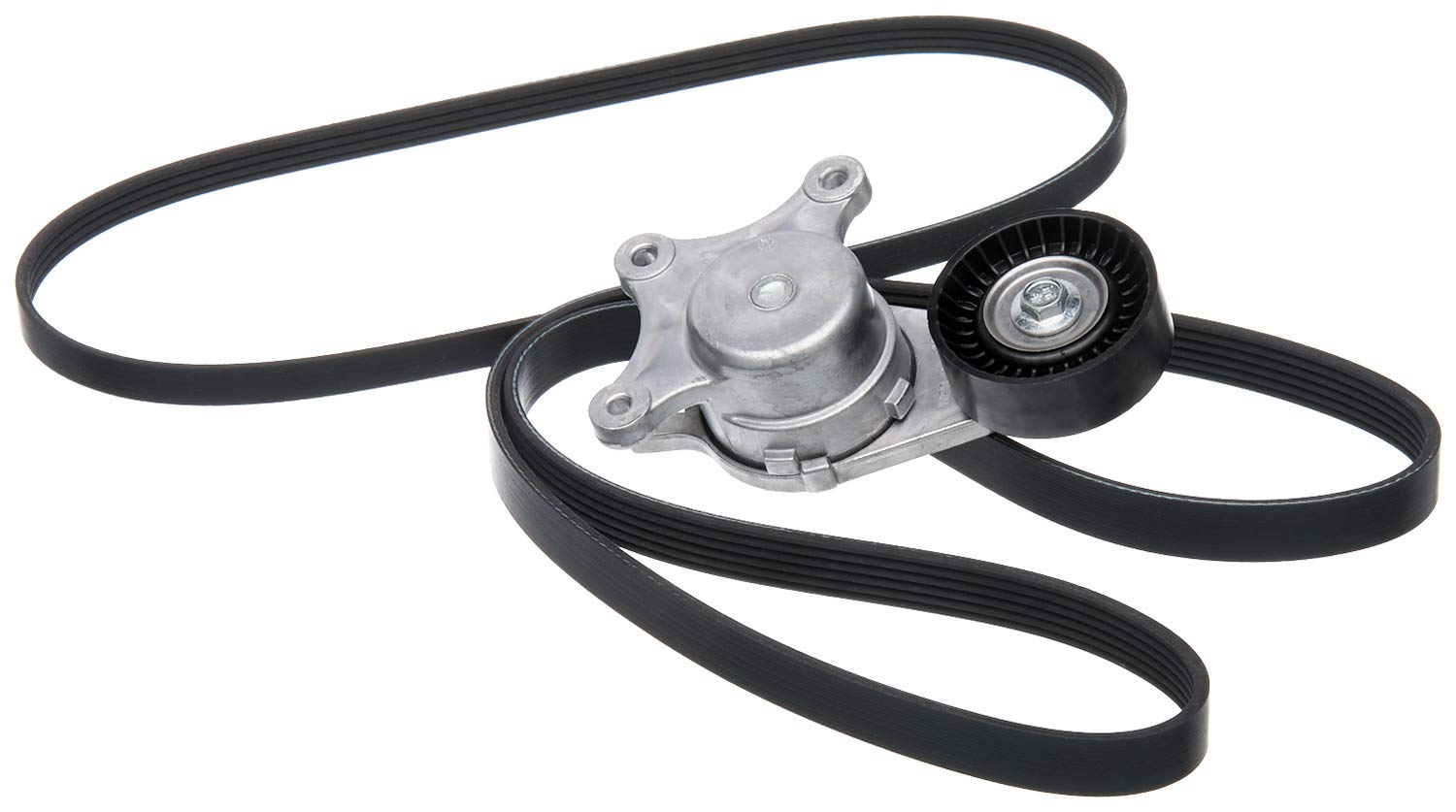 ACDelco Gold ACK060448K1 Automatic Belt Tensioner Kit with Tensioner & Serpentine Belts - Replacement for GM, Chevy, Buick, Cadillac Vehicles - Perfect for Engine Maintenance & Performance Upgrades