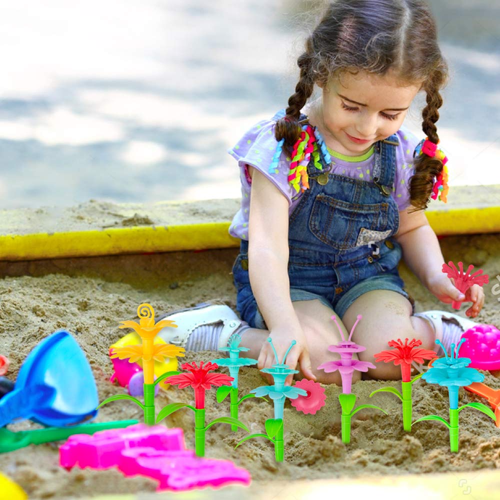 **CENOVE STEM Flower Garden Building Toy for Kids Ages 3-7 - Educational Preschool Activity with Carry Box - Perfect for Indoor Play, Birthday Gifts & Early Learning Development**