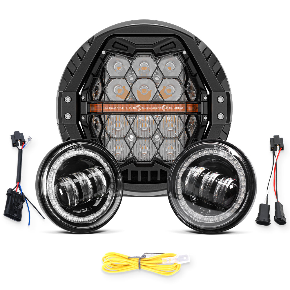LOYO 7 LED Headlight & 4.5
