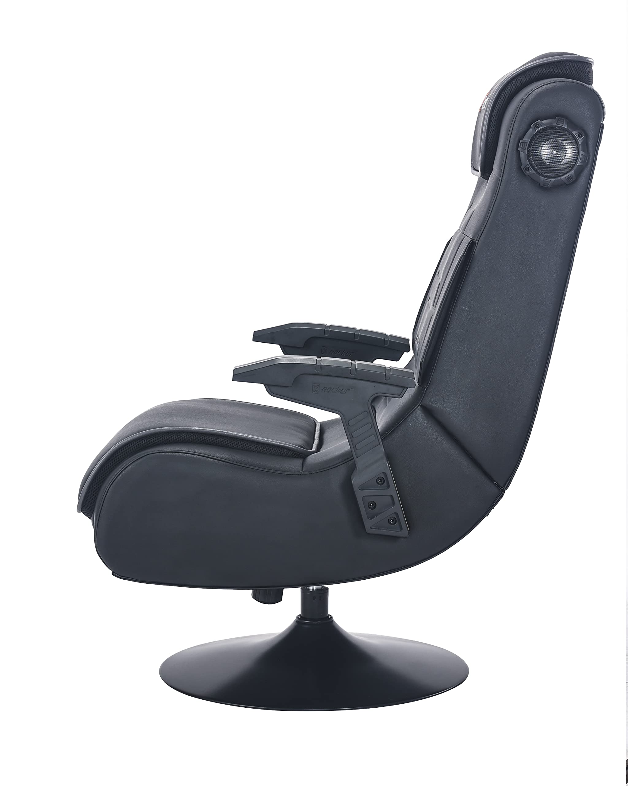 X Rocker PC Gaming Chair with Built-in Speakers - Ergonomic Pedestal Office Chair for Adults & Teens - Perfect for Video Games, Computer Work & Home Theater
