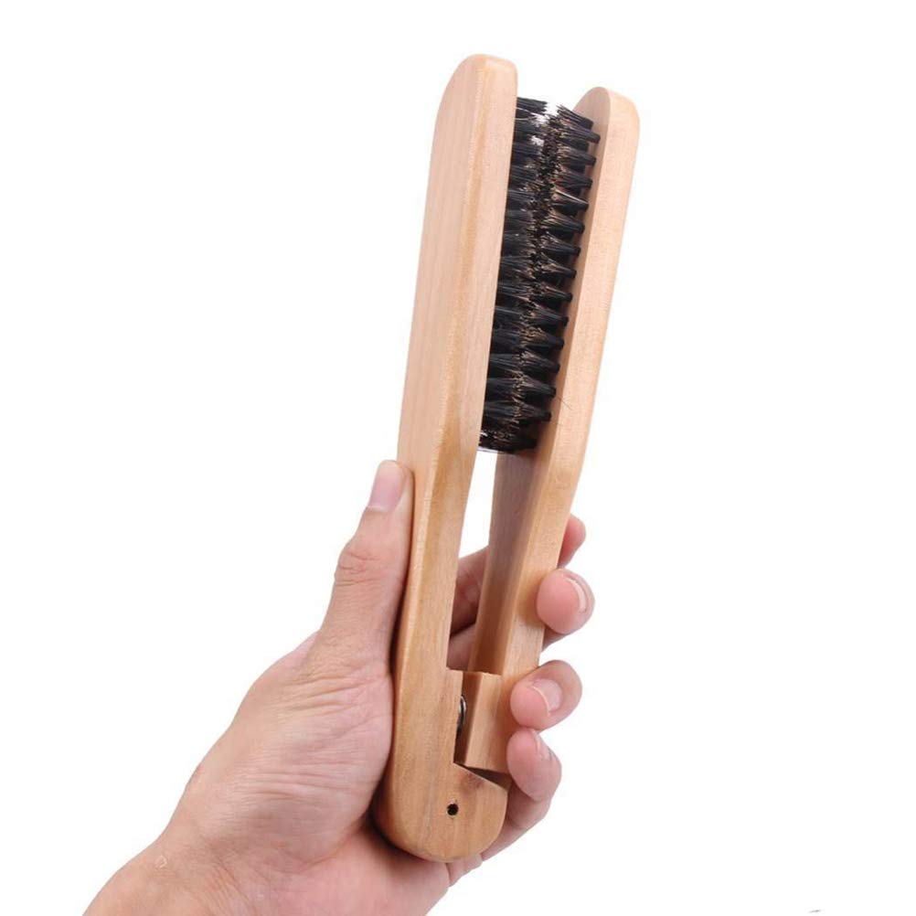 Professional Hair Straightening Brush & Comb - 2-in-1 Styling Tool for Smooth, Frizz-Free Hair | Perfect for Home Use, Travel & Salon Styling