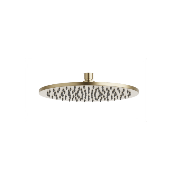 Premium Round 10 Inch Rain Shower Head - High Pressure Waterfall Rainfall Showerhead with Adjustable Angle for Luxurious Spa-Like Bathroom Experience