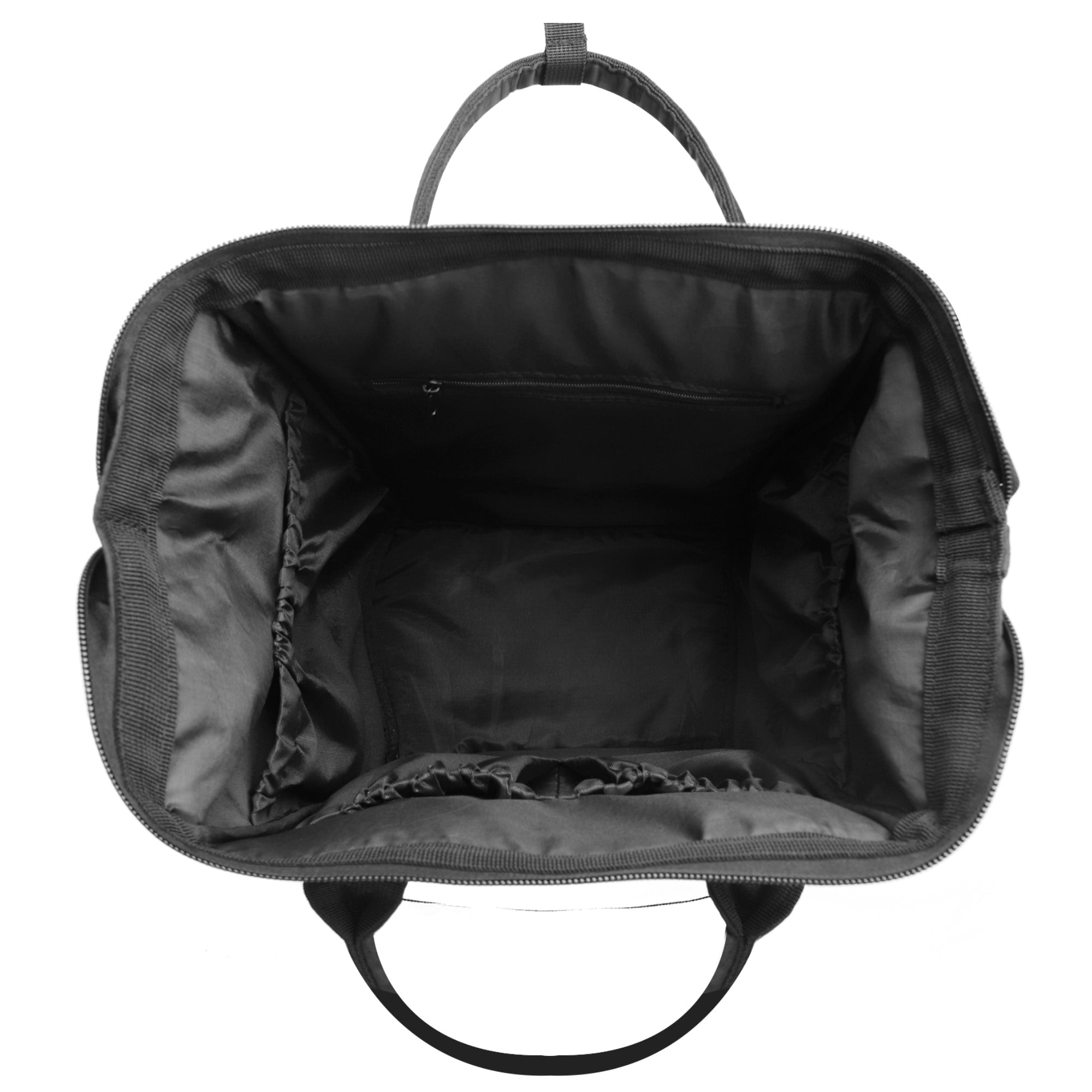 Large Capacity Purple Skulls Diaper Backpack - Waterproof Baby Essentials Organizer for Travel, Daycare & Outings