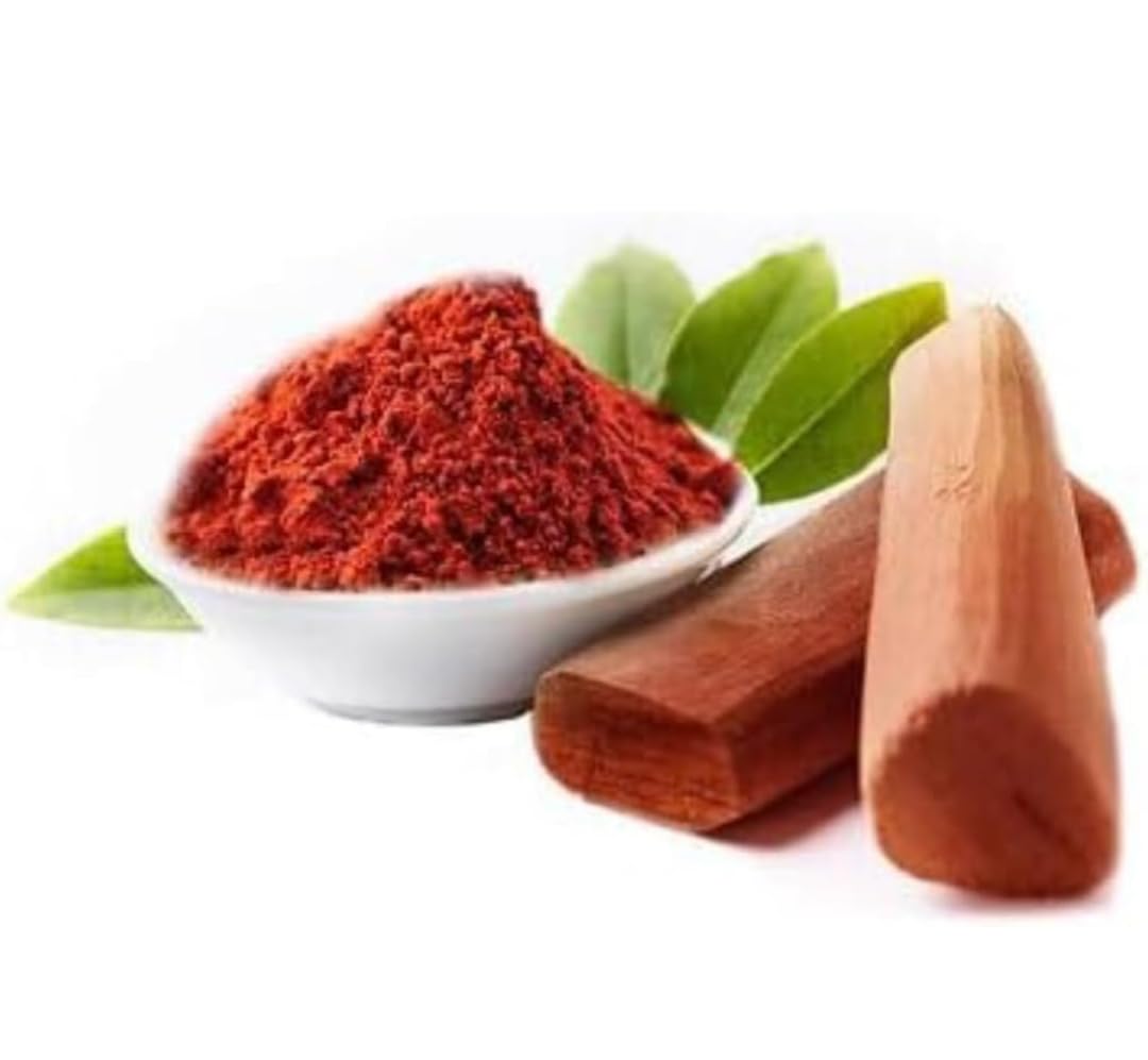 Pure Organic Red Sandalwood Powder 100% Natural Premium A Grade for Skin Care, Aromatherapy & Religious Rituals
