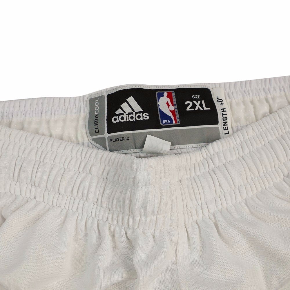 Adidas Minnesota Timberwolves NBA White Authentic On-Court Climacool Game Shorts for Men - XLT Size | Moisture-Wicking Basketball Shorts for Training & Games | Official NBA Team Apparel