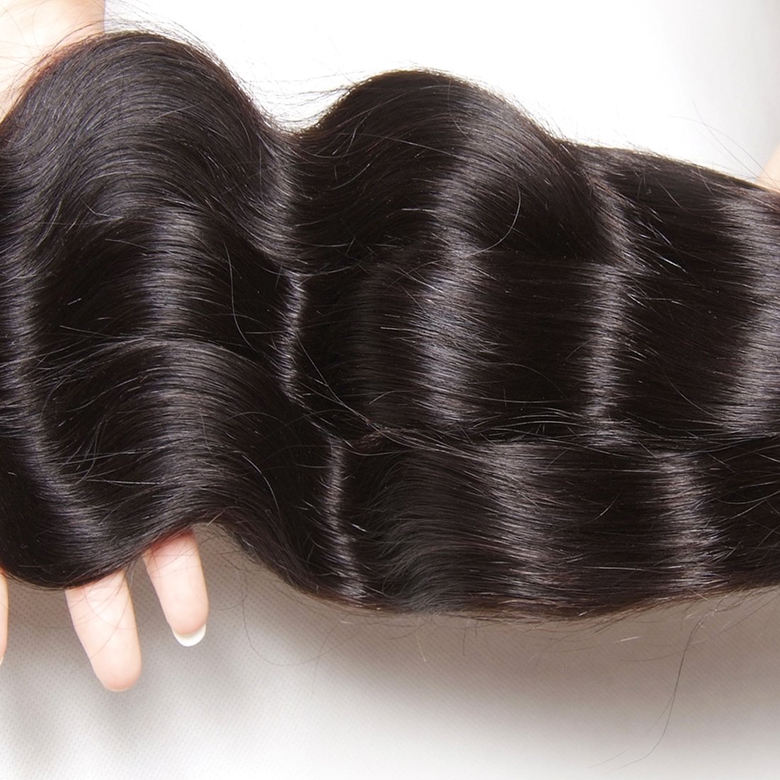 Klaiyi 10A Brazilian Virgin Hair Extensions - No Shedding, Unprocessed Human Hair Bundles (18/20/22 Inch Body Wave) 95-100g/lot | Natural Color for Styling, Volume & Length | Perfect for Daily Wear, Parties & Special Occasions