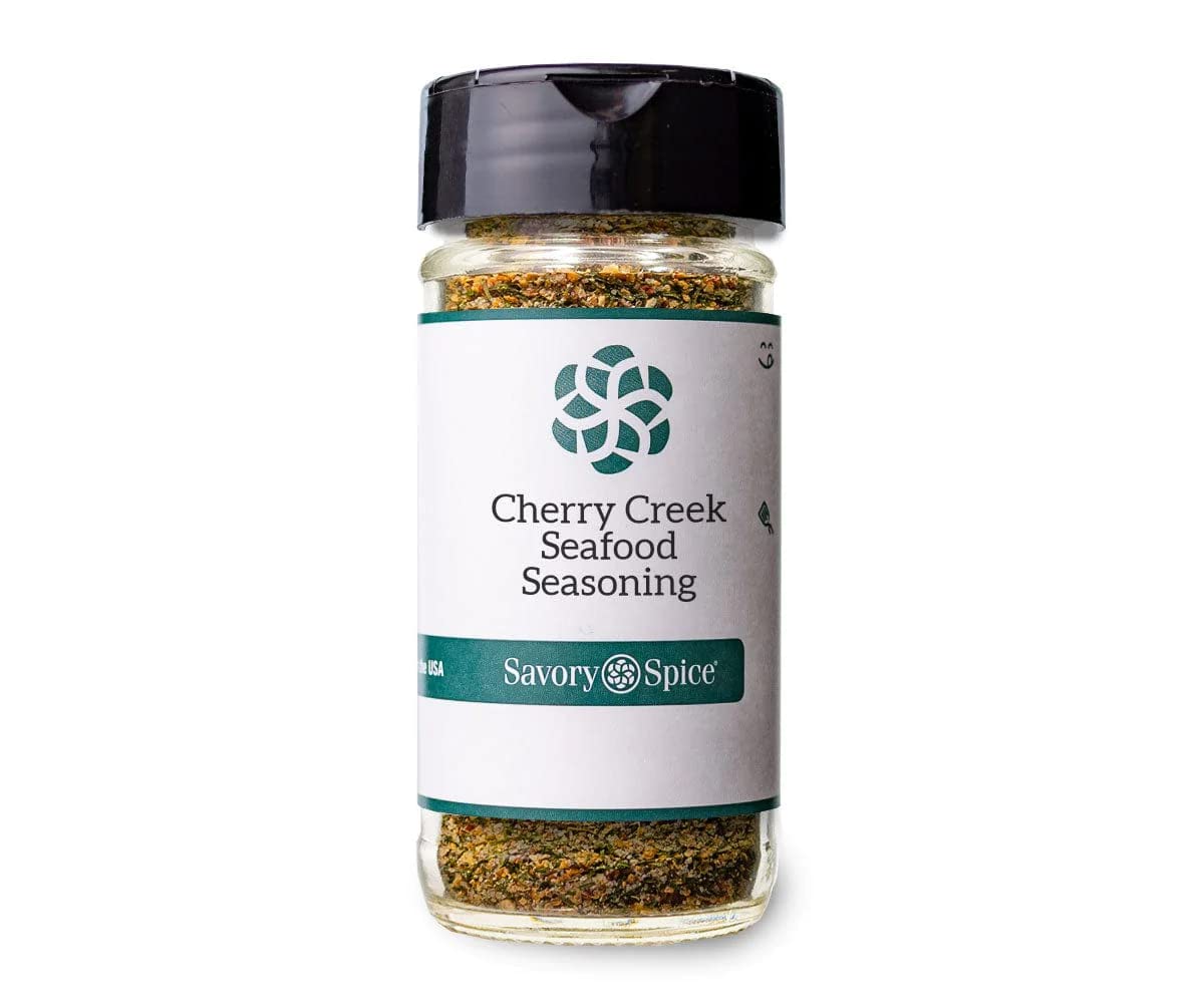 Savory Spice Cherry Creek Lemon Pepper Seafood Seasoning - 2.7 oz Medium Jar | Premium Fish & Seafood Spice Rub for Grilling, Baking & Seafood Boils | Perfect for Salmon, Shrimp, Lobster & Crab Dishes