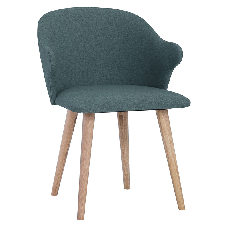 CEYLA Modern Dining Chairs Set of 2 - Marble Blue Upholstered Kitchen Chairs with Padded Seat for Dining Room, Kitchen, Breakfast Nook & Home Decor