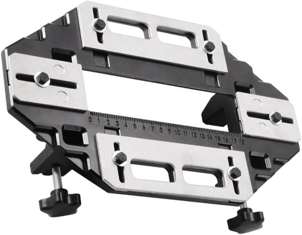 LHALUA Woodworking Hinge Jig - Precision Drilling Guide for Doors & Cabinets