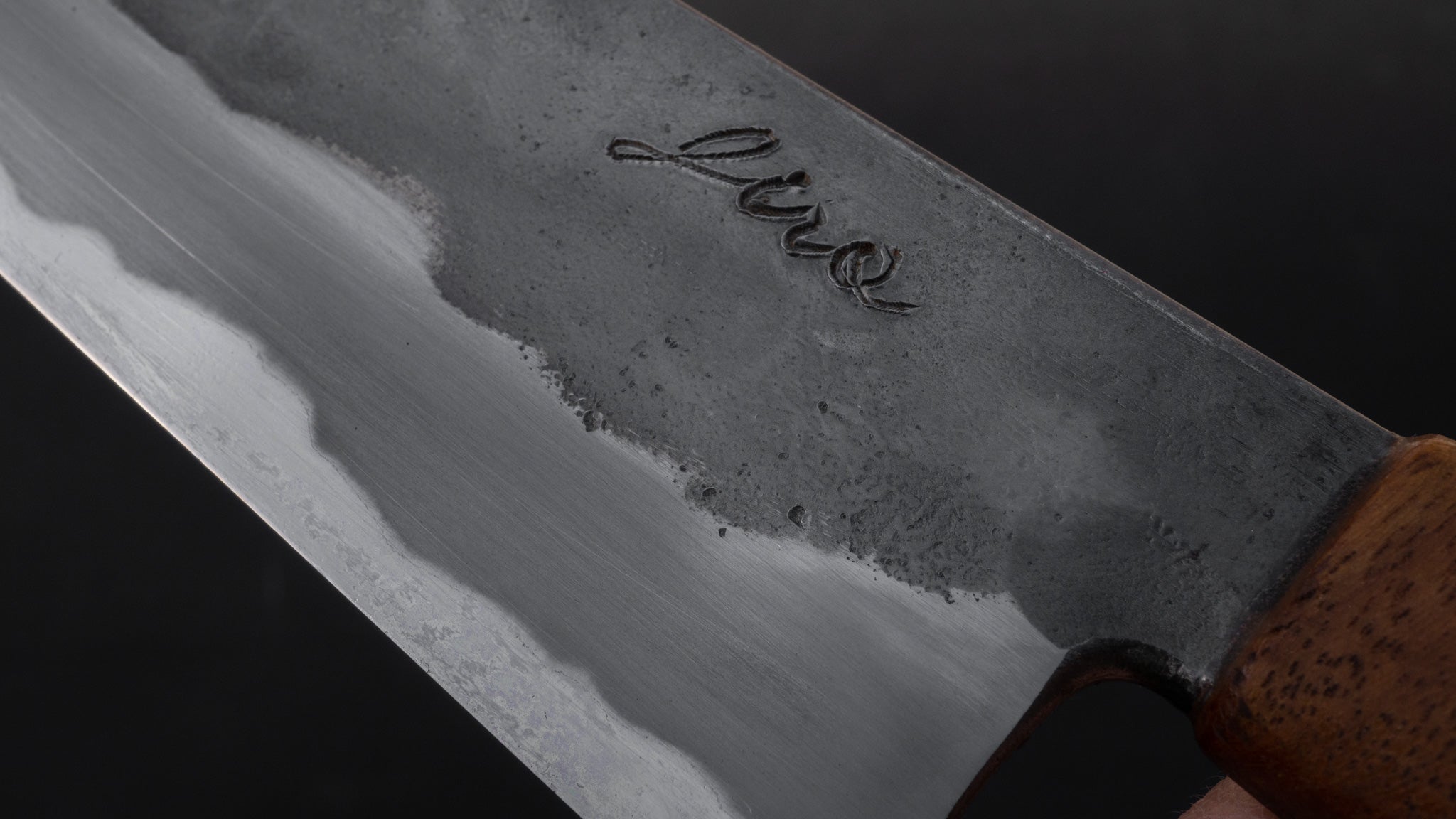 Premium Jiro Tsuchime Handcrafted Gyuto Japanese Chef Knife 240mm with Exotic Tagayasan Wood Handle - Perfect for Professional Chefs & Home Cooking Enthusiasts