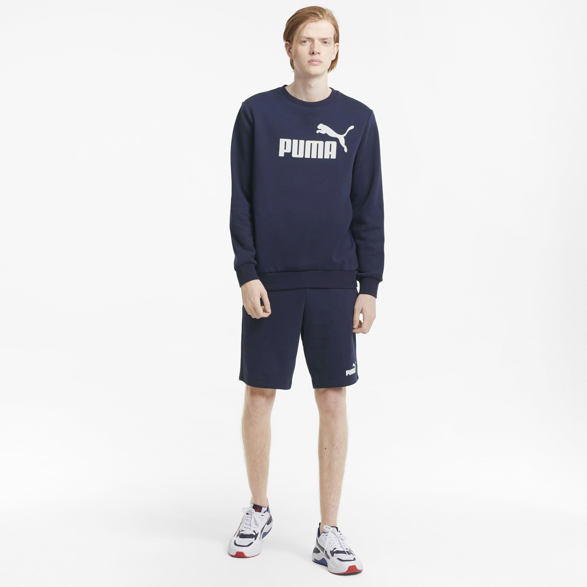 PUMA Men's Ess 10-Inch Knitted Athletic Shorts - Lightweight, Breathable & Comfortable for Running, Gym & Casual Wear