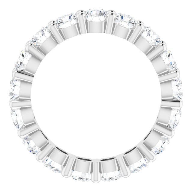 3.57 Carat Round Diamond Eternity Band for Women - Dazzling Wedding Ring, Anniversary Gift & Special Occasion Jewelry (Perfect for Proposals, Engagements and Milestone Celebrations)