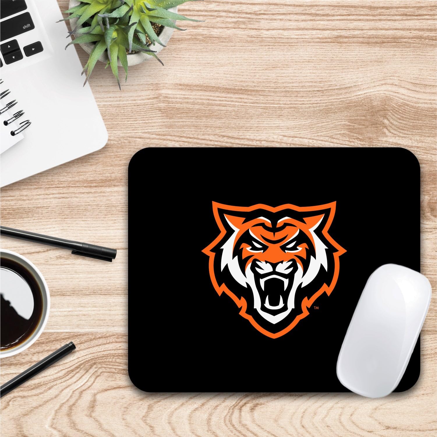 Idaho State University Mouse Pad - Soft Fabric Gaming & Office Desk Mat with Floral White Design - Perfect for Work, Study & PC Gaming
