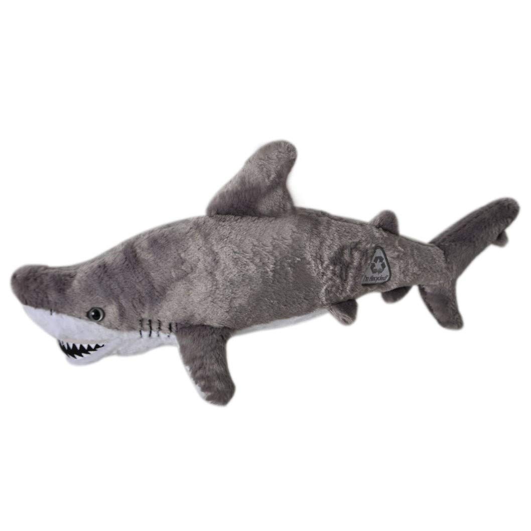 Great White Shark Stuffed Animal Plush Toy - 21 Inch Soft Cuddly Shark Plushie for Kids, Wild Onez Ocean Animals Collection | Perfect Gift for Shark Lovers, Birthday & Nursery Decor