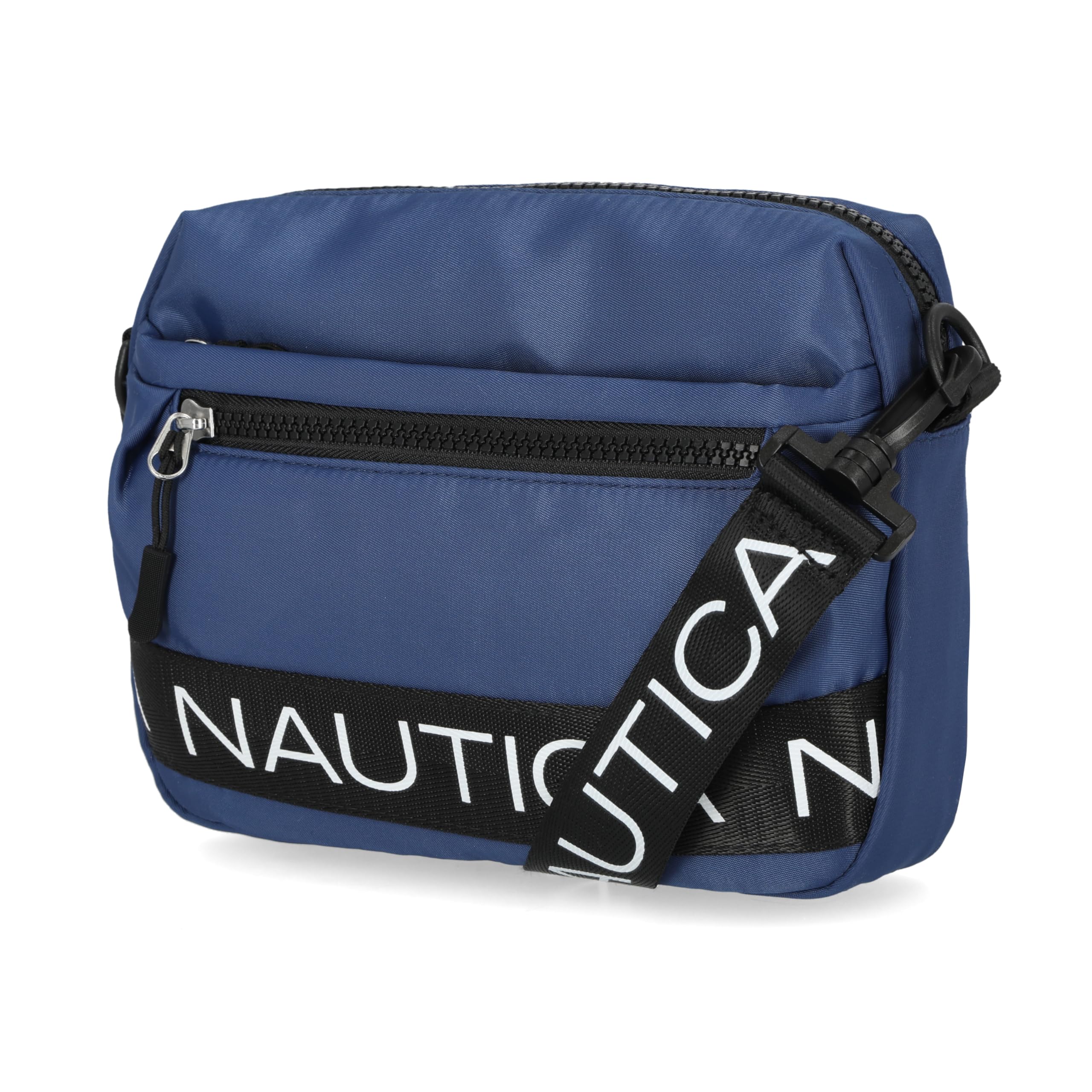 Nautica Adjustable Nylon Crossbody Belt Bag for Men & Women - Perfect for Travel, Gym, and Everyday Use
