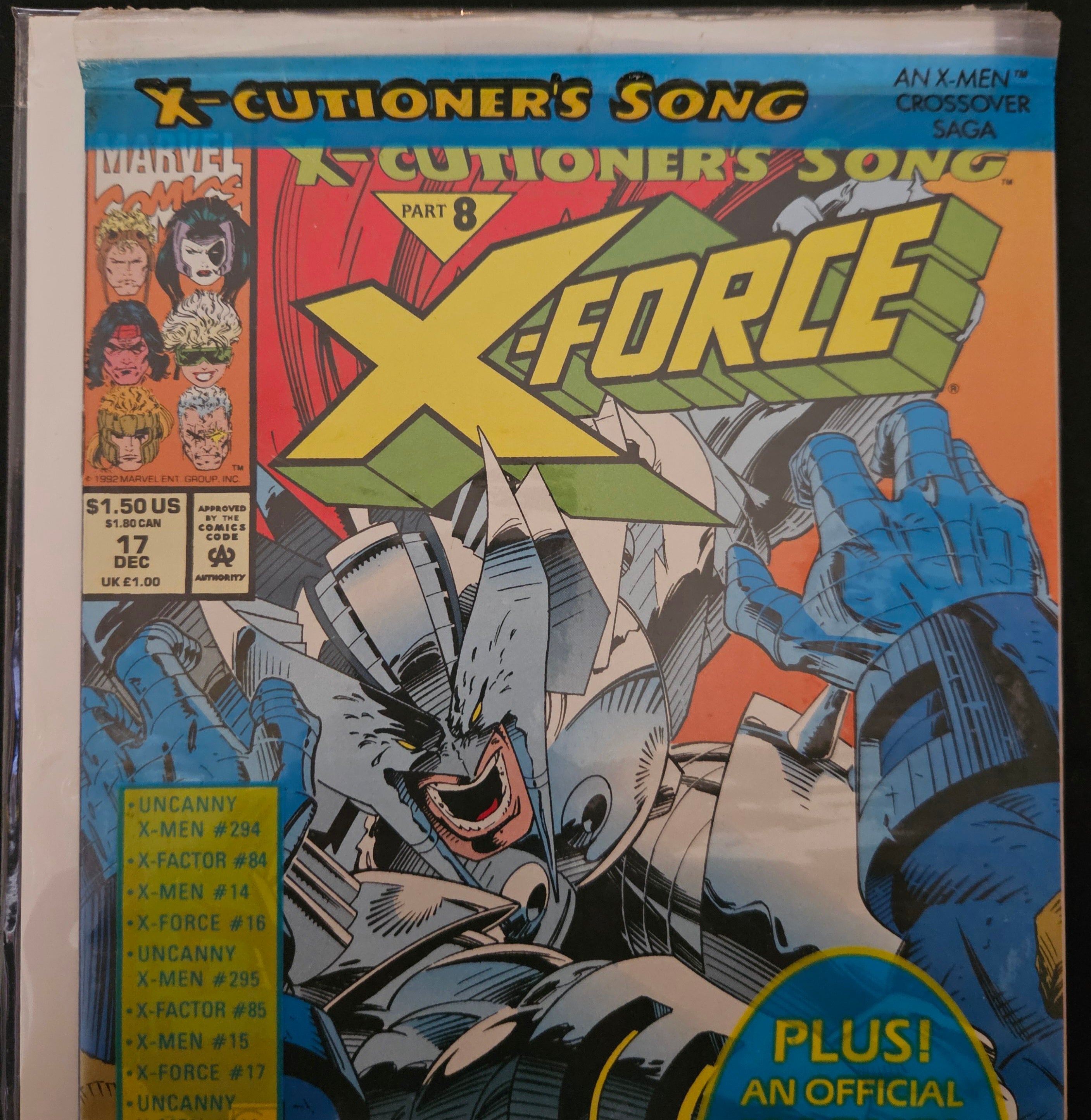 X-Force #17 (January 1993) - Marvel Comics Collectible Comic Book - Perfect for Superhero Fans & Comic Collectors
