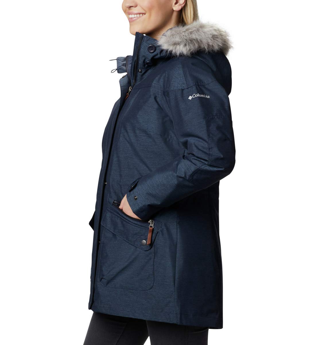 Columbia Women's Carson Pass Ic Jacket - Waterproof Winter Coat with Omni-Heat Thermal Reflective, Windproof Ski Jacket for Hiking, Snowboarding & Cold Weather Outdoor Activities