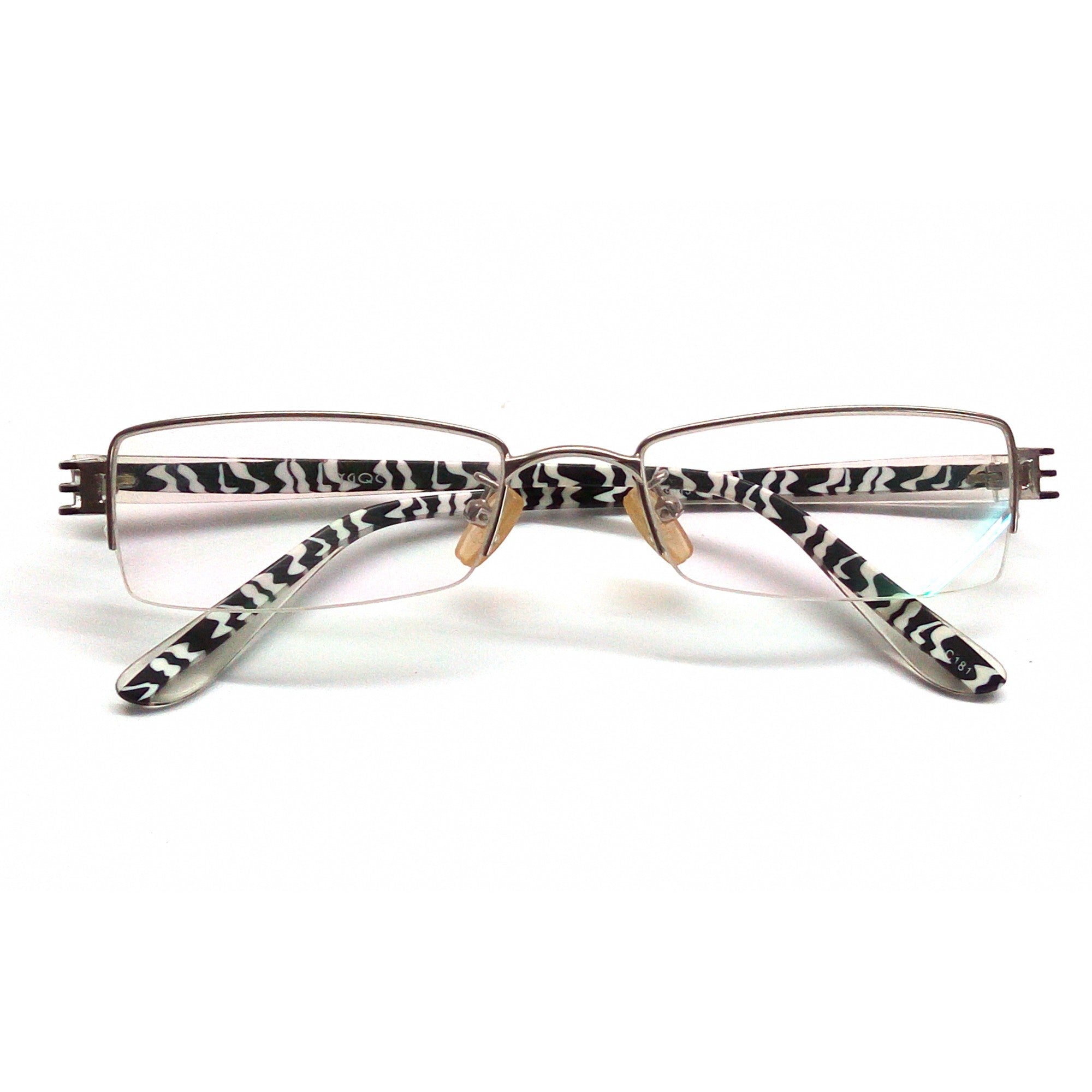 Stylish White Supra Computer Glasses for Women - Blue Light Blocking Reading Glasses 9013 - Perfect for Office Work, Gaming & Digital Eye Strain Relief