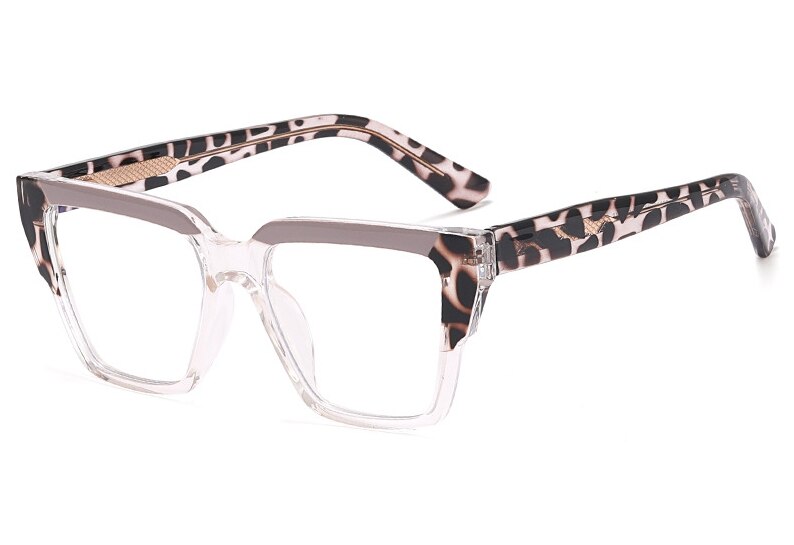 CCspace Women's Full Rim TR90 Titanium Eyeglasses Frame 55295 - Lightweight & Durable for Work, Reading & Daily Wear