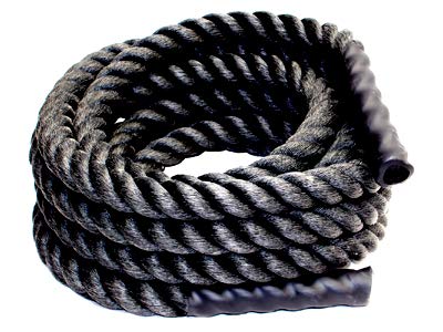 Battle Rope for Fitness Training - Heavy Duty Gym Workout Equipment for CrossFit, HIIT & Strength Exercises | Perfect for Home Gym, Outdoor Workouts & Professional Training