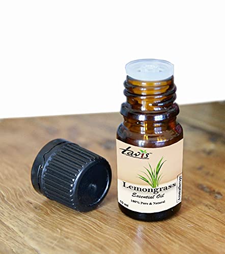 Pure Lemongrass Essential Oil for Aromatherapy, Relaxation & Skin Care - 100% Natural Therapeutic Grade Oil for Diffusers, Massage & DIY Beauty