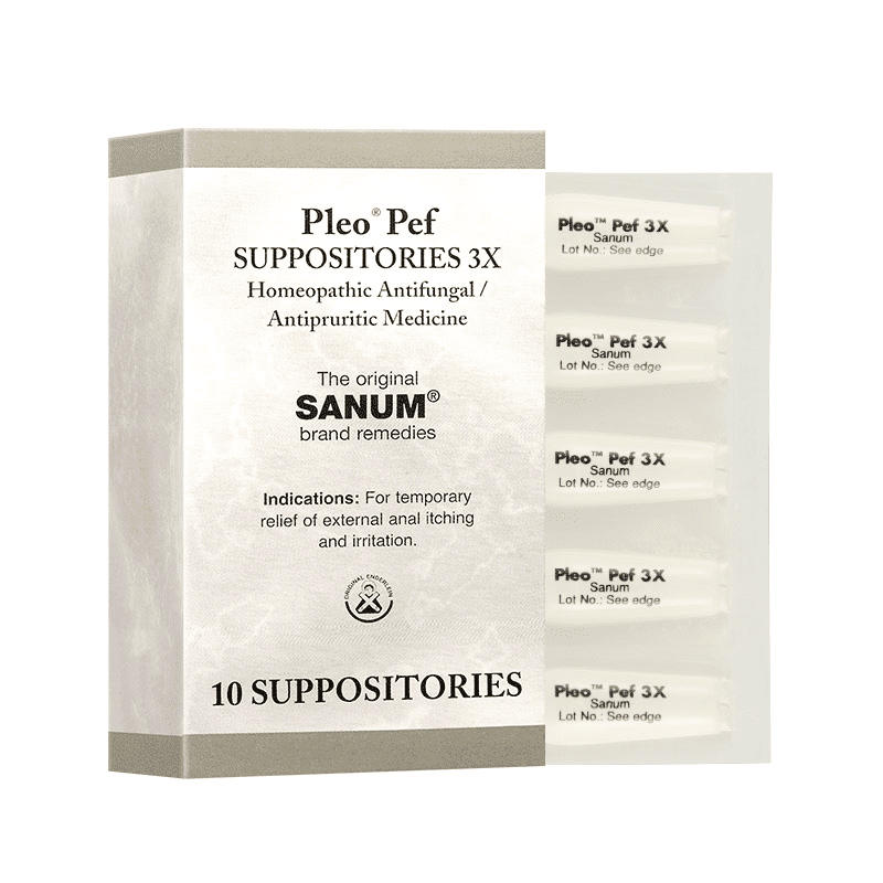 Biomed Pleo PEF (Pefrakehl) 10 Suppositories for Digestive Health - Supports Gut Comfort & Wellness