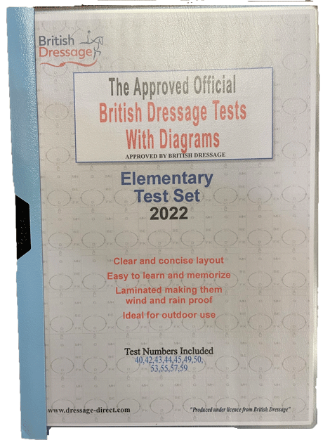 British Dressage Elementary Tests Complete Set 2023 - Official Equestrian Competition Guide for Dressage Riders & Trainers