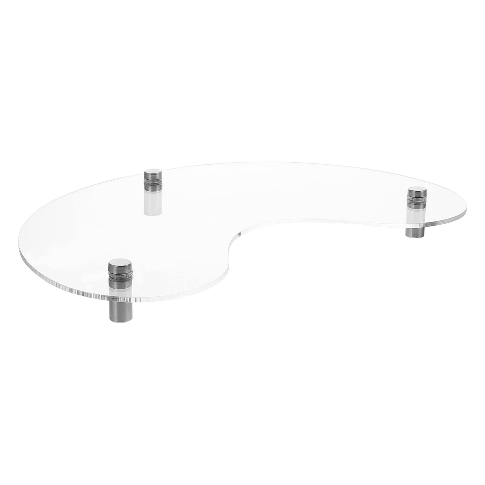 FOMIYES Acrylic Bread Tray - Elegant Dessert Plate for Coffee, Pastries & Snacks | Perfect for Breakfast, Afternoon Tea & Party Serving