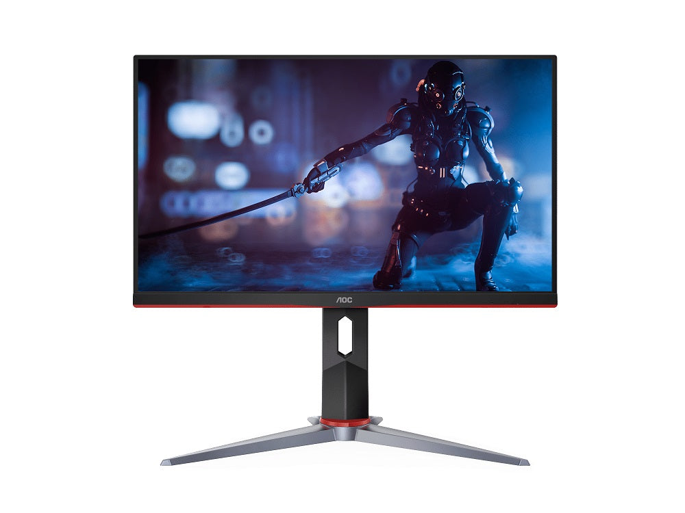 AOC 24G2Z 23.8 Inch Full HD 240Hz IPS Gaming Monitor - Fast Response, AMD FreeSync, Height Adjustable - Perfect for Esports, FPS Games & Competitive Gaming