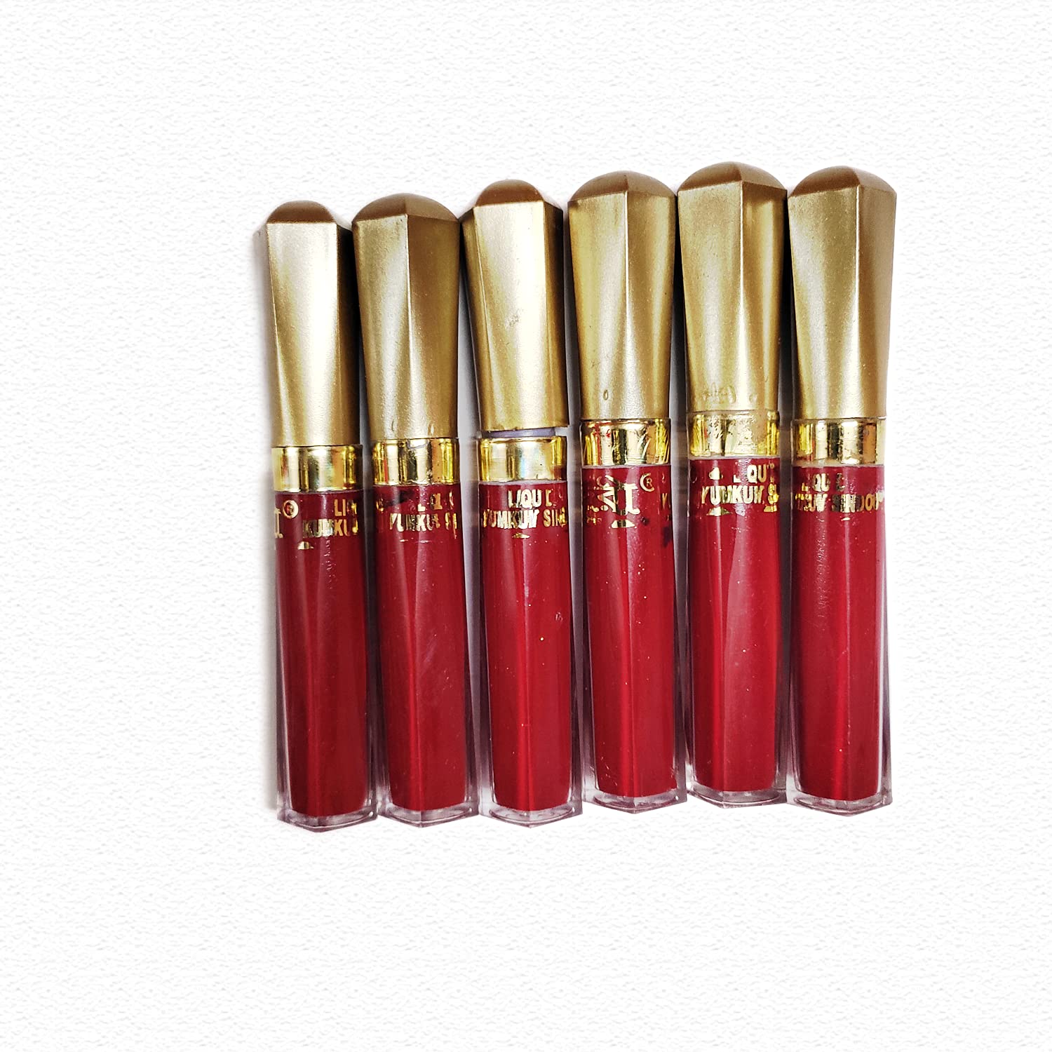 Premium Liquid Sindoor for Hindu Puja - Pack of 6 Vibrant Red Bottles - Perfect for Religious Ceremonies, Weddings & Festivals