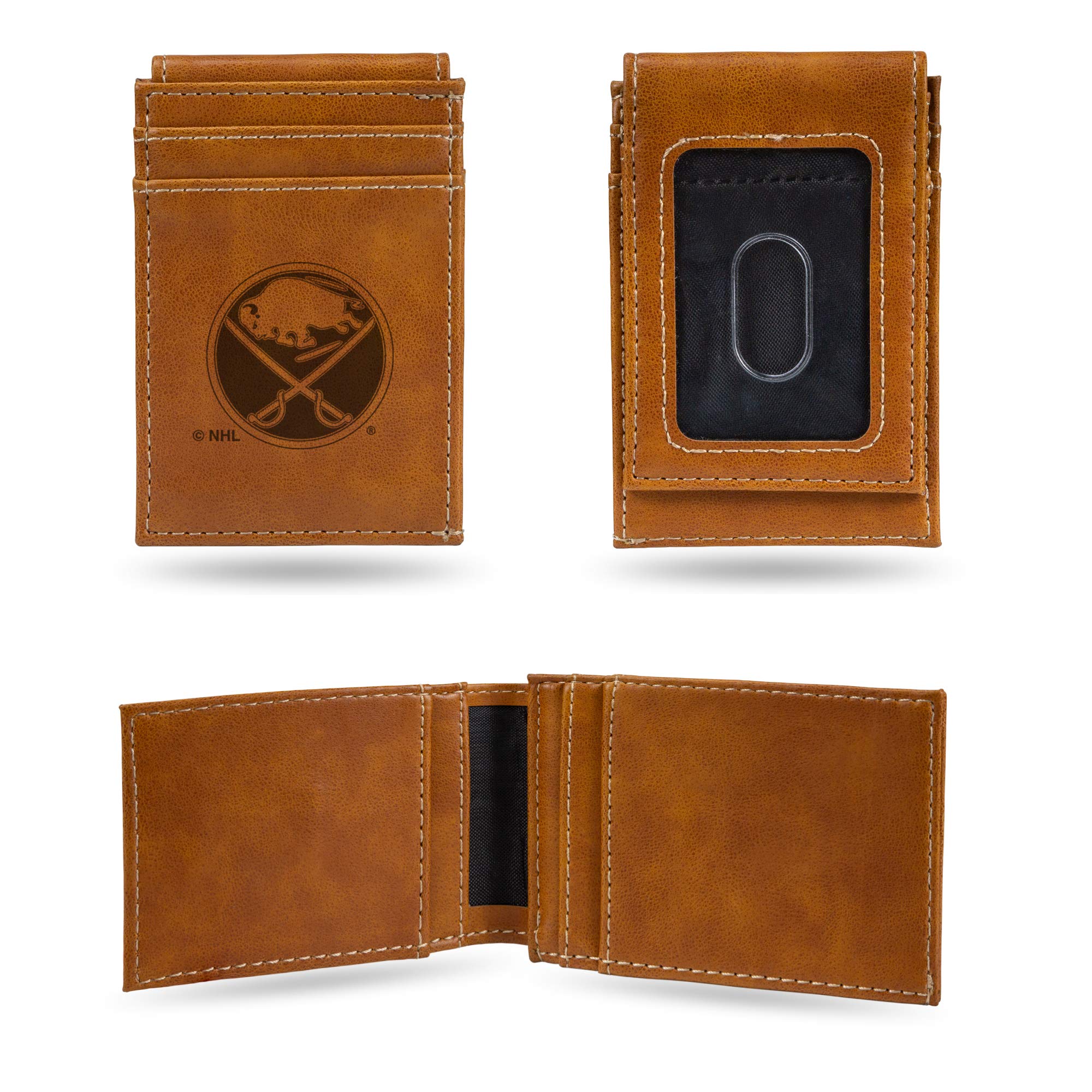 Laser Engraved Front Pocket Wallet for Men - RFID Blocking Slim Minimalist Wallet - Perfect for Travel, Everyday Carry & Gift Giving