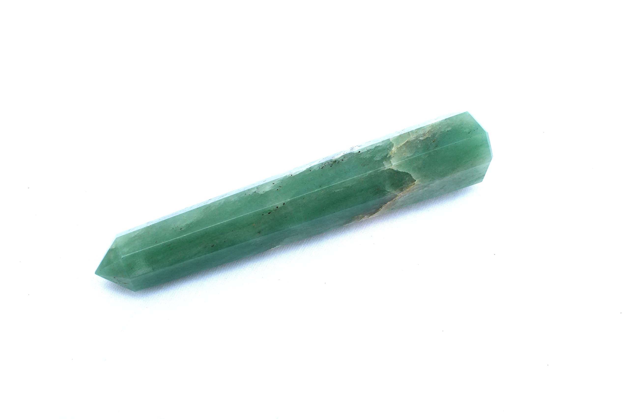 Jet Green Aventurine Obelisk Tower - Natural Crystal Healing Stone for Chakra Balancing, Spiritual Energy Cleansing, Meditation & Good Luck - Perfect for Home Decor, Yoga Space & Feng Shui