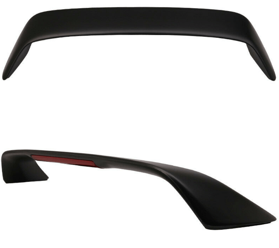 1996-2000 Honda Civic Coupe EM Type R Rear Trunk Spoiler with LED 3rd Brake Light - High Performance Car Wing for Street Racing & Show Cars